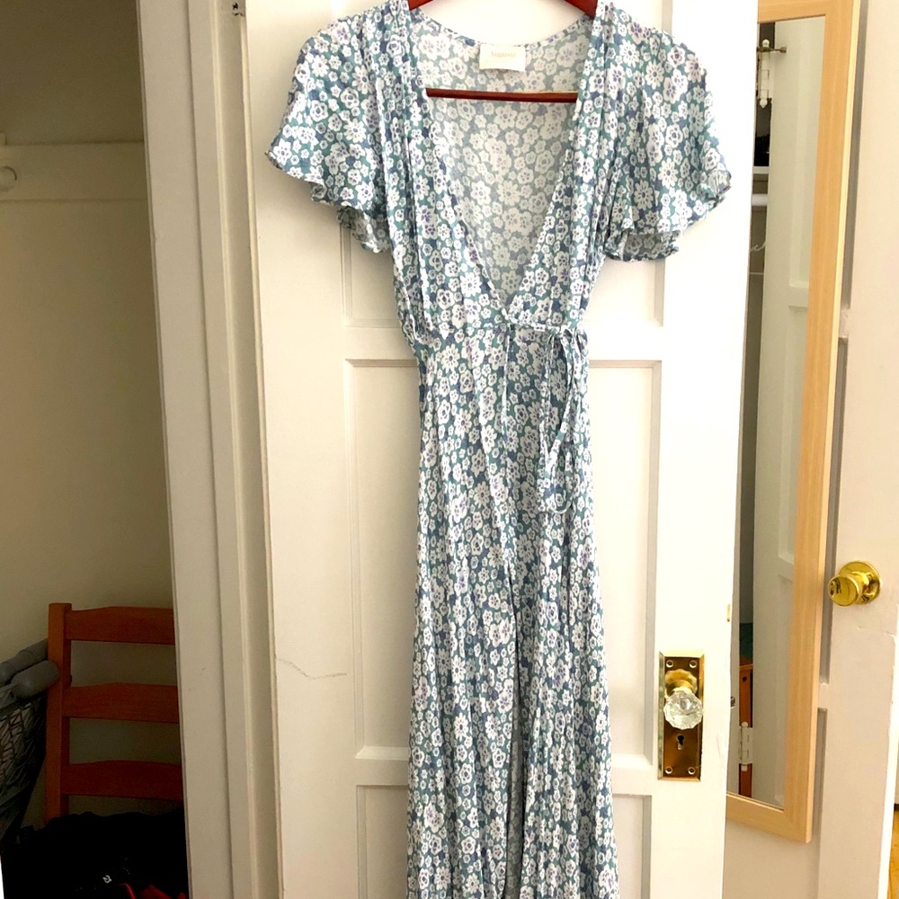 Auguste wrap dress
